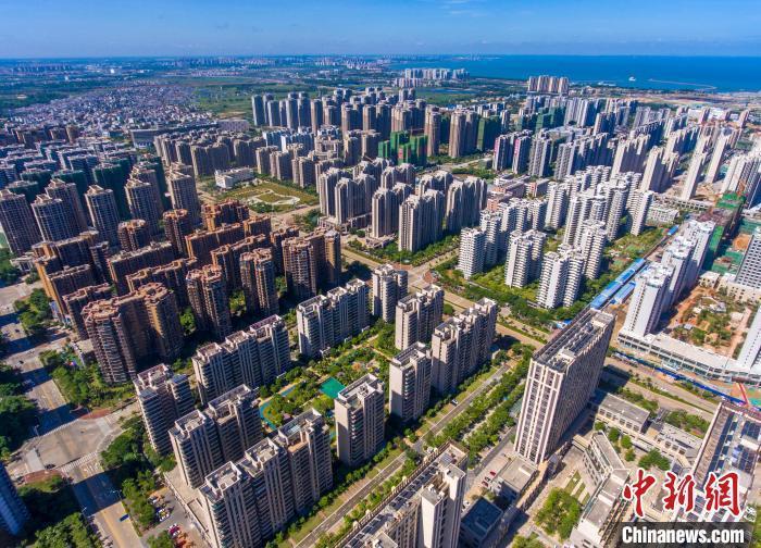 資料圖：航拍某房地產(chǎn)項目。 駱云飛 攝