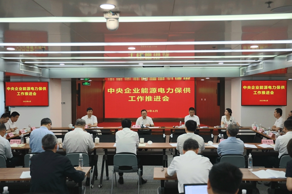 國務(wù)院國資委召開中央企業(yè)能源電力保供工作推進(jìn)會(huì)。 來源：國務(wù)院國資委